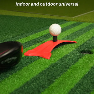 ทีกอล์ฟใหม่ X ทีออฟชุดเปิดตัวพลังแบบพกพาเสื่อจรวด + ทีกอล์ฟสีดำ2ลูกและปรับปรุงเป้าหมาย - Product Image 3