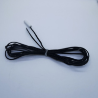 Termistor NTC 10K 3950 B Value Sensor Suhu Kulkas dengan Probe Plastik ABS Respon Cepat