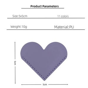 Marcapáginas de Cuero con Logotipo Personalizado en Forma de Corazón para Mujeres, Maestras, Amantes de los Libros, Niños, Estudiantes, Accesorios para Libros, Regalos Literarios para Mujeres, Adolescentes y Niñas - Product Image 3