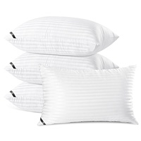 Oreiller de remplissage en microfibre d'hôtel blanc 20x30 pouces oreiller de lit alternatif Queen Size