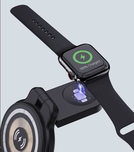 3 in 1 Multi-function Wireless Charger Magnetic Quick Charge Folding Stand <b>Desktop</b> Wireless Charging Mobile <b>Phone</b> <b>Holder</b> - Product Image 3
