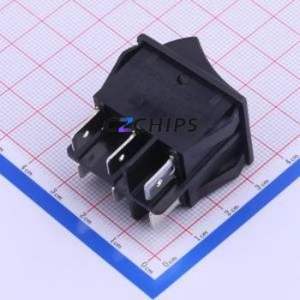 SS31-BBNNQ-RD60-R Rocker Switch Through hole Component (THT) Switch 32.2mm 25.2mm 19.2mm Concave Bend - Product Image 1