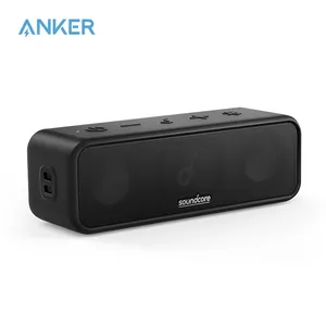 Para anker soundcore 3 alto-falante com som estéreo