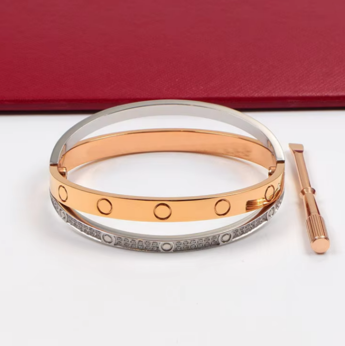 Oro rosa + argento