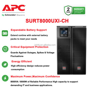 <span class=keywords><strong>APC</strong></span> SURT8000UXI-CH 8000VA/8000W Onduleur monophasé en rack/tour prenant en charge les batteries externes pour l'infrastructure de serveurs d'entreprise - Product Image 2