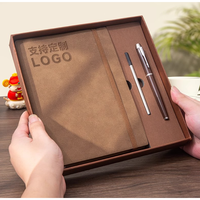 Carnet personnalisé A5 en cuir pour bureau, reliure souple, possibilité d'imprimer un logo, bloc-notes personnalisé pour cadeau