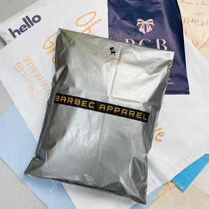Custom Low MOQ 100pcs Luxury Plastic <b>Mail</b> <b>Bags</b> with Logo 10*13inch Book <b>Bags</b> Silver Gray Ploy Mailer Shipping <b>Bag</b> for Clothing - Product Image 6