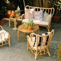 Canapés et chaises en rotin modernes pour salons, hôtels, cours et balcons - Meubles de loisirs écologiques et durables
