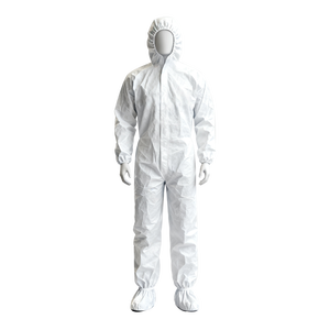 Traje de Protección Desechable Microporoso, Impermeable, para Materiales Peligrosos, Ropa de Protección Química Desechable - Product Image 6
