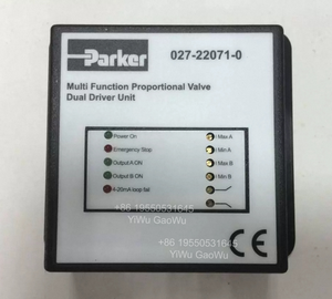 <span class=keywords><strong>Amplificador</strong></span> Parker 027-22071-0 Nuevo, Controlador <span class=keywords><strong>de</strong></span> Doble Potencia, Válvula Proporcional Multifunción con Controlador Doble Parker 027-22071-0 - Product Image 3
