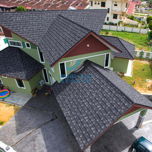 Tuile de toiture en acier revêtu d'aluminium et de zinc avec granulats de <span class=keywords><strong>pierre</strong></span> naturelle, anti-corrosion et économe en énergie - Product Image 6