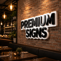 Enseigne murale 3D personnalisée en PVC découpée au laser, finition peinte, lettres de logo d'entreprise, signalétique pour bureau, réception, hall d'entreprise