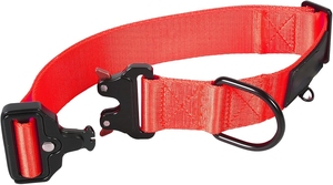 Custom Wholesale Adjustable Luxury Heavy Duty 4cm Nylon <strong>Tactical</strong> <strong>Dog</strong> <strong>Collar</strong> Quick Release with Metal Buckle - Product Image 5
