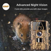 Caméra de chasse infrarouge PR801 avec capteur CMOS 60MP, vidéo 8K, vision nocturne étanche, Wi-Fi, écran 2 pouces, FCC/CE/ROHS