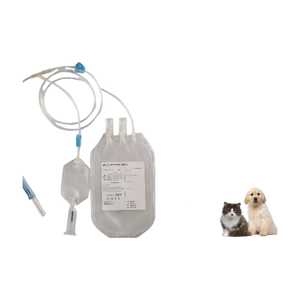 Vet Medical Animal <span class=keywords><strong>Blood</strong></span> Collection Bag 450ml 1000ml Saco de Sangue de Transfusão Descartável para Gado Ovelhas Cavalos Cães Gatos - Product Image 2