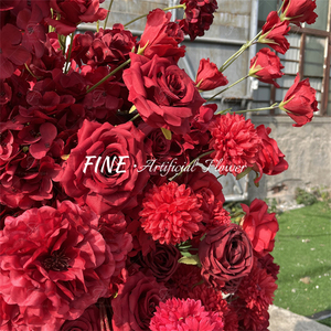 <span class=keywords><strong>Propuesta</strong></span> <span class=keywords><strong>de</strong></span> <span class=keywords><strong>matrimonio</strong></span> fina Día <span class=keywords><strong>de</strong></span> San Valentín Decoración <span class=keywords><strong>de</strong></span> la boda Arco <span class=keywords><strong>de</strong></span> flores artificiales rojas a mano Fondo <span class=keywords><strong>de</strong></span> arco <span class=keywords><strong>de</strong></span> ventana <span class=keywords><strong>de</strong></span> boda - Product Image 3