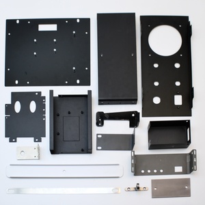 Kunden spezifische Blech bearbeitung Aluminium-Eisen-Stanzen Anodische Oxidation, pulver beschichtete laser geschnittene Metall-Präzisions teile