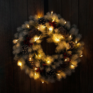 Guirlande <span class=keywords><strong>de</strong></span> <span class=keywords><strong>Noël</strong></span> pré-éclairée <span class=keywords><strong>de</strong></span> 35 à 60 cm, guirlande <span class=keywords><strong>lumineuse</strong></span> pour la décoration <span class=keywords><strong>de</strong></span> <span class=keywords><strong>Noël</strong></span> à la maison - Product Image 4