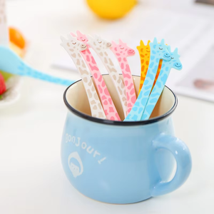 Anya Sáng Tạo Bento Mini Ngã Ba Đặt Trẻ Em Cấp Thực Phẩm Nhựa Dĩa Động Vật Trang Trại Trái Cây Phim Hoạt Hình Dấu Hiệu Biểu Tượng Tùy Chỉnh Dễ Thương Mini Tenedores - Product Image 4