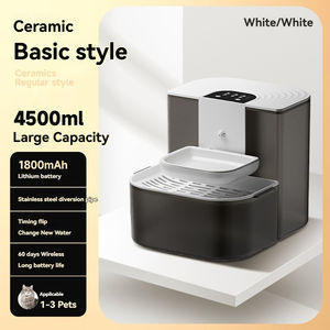 Automatische Zirkulation Keramik Haustier Wassersp ender Fernbedienung Funktionen Intelligente Temperatur heizung Clean Dirty für Haustiere - Product Image 5