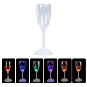 Blue Plastic Cup Custom Led Lighting up Clear Champagne Glass for Party - Product Image 2