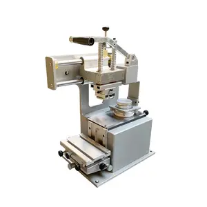 Gelang silikon Manual mesin cetak bantalan cangkir tinta segel warna gelang plastik tipe meja mesin cetak bantalan monokrom