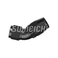 SUMEICHI AN4/AN6/AN8/AN10/AN12/AN16 lurus 45/90/180 derajat gaya pemotong pas putar jalur aliran bahan bakar pas ujung selang