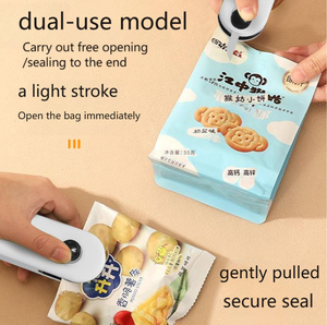 Nueva Máquina Selladora y Cortadora Multifuncional Recargable por USB, Imanes Magnéticos para Refrigerador, Abrebotellas y Linterna - Product Image 4