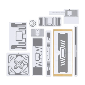 Tùy chỉnh RFID Mini tag dính PVC <span class=keywords><strong>Sticker</strong></span> 13.56MHz <span class=keywords><strong>NFC</strong></span> không thấm nước EV1 EV2 EV3 khách sạn thanh toán nhãn CuộN Ntag215 ISO 14443a - Product Image 3