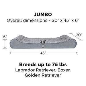 <span class=keywords><strong>Amazon</strong></span> Venta caliente ortopédicos Ultra DE Luxe tumbona cama del perro - Product Image 3