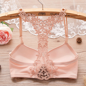 Cierre frontal empujar las mujeres chica sujetador acolchado bragas Sexy sujetador para damas - Product Image 2
