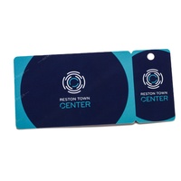 Tarjeta combinada triple en blanco RFID personalizada con impresión perforadora tarjetas de membresía de plástico VIP de PVC para gimnasio