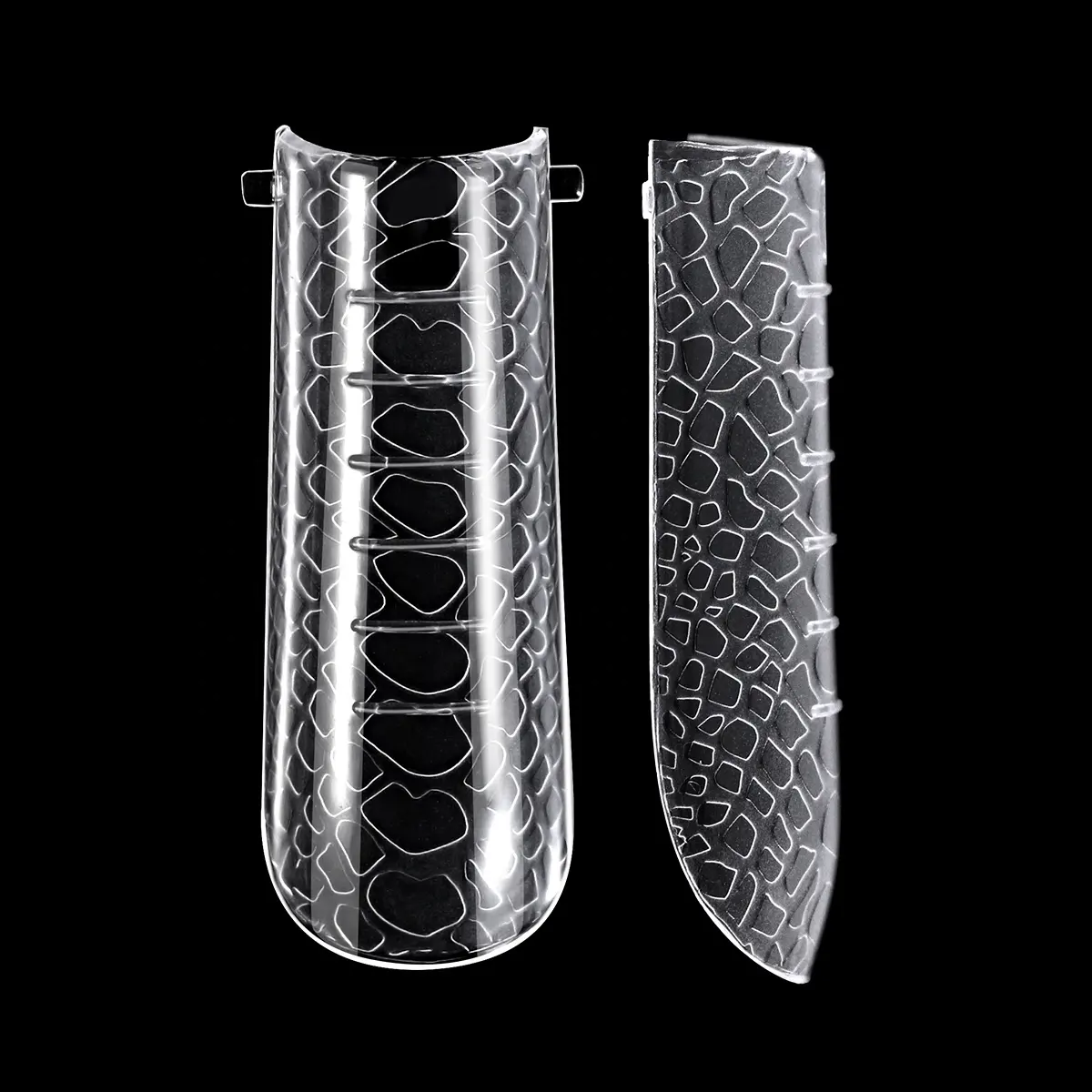 Gelsky 3D effetto serpente doppia forma di stampo per unghie all'ingrosso Gel acrilico estensione per unghie arte doppia forma