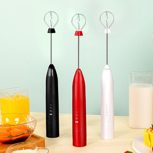 Mini fouet à œufs électrique rechargeable par USB multifonctionnel avec logo personnalisé, <span class=keywords><strong>mousseur</strong></span> à <span class=keywords><strong>lait</strong></span> avec 2 têtes - Product Image 5