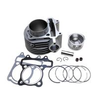Kit de segments de piston de 52,4 mm à installation facile, pièces de réparation pratiques pour scooter, VTT et quad GY125 GY6 125cc