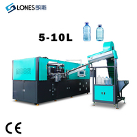 Machine de soufflage par étirage automatique à servomoteur pour bouteilles PET de grande capacité (3L-12L) 10L LONES
