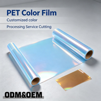 Film PET recyclable écologique, transparent, de qualité alimentaire, résistant à l'huile, anti-âge, pour des solutions d'emballage durables