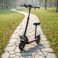 Trottinette électrique pour adultes de 10 pouces, 500W-800W, en alliage d'aluminium, longue portée, 40 km/h, utilisable sur les routes urbaines et montagneuses