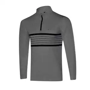 Wholesale Golf Apparel Men&#39;s Clothing Sports Long Sleeve PoloShirt ShortSleeve Knitted StreetStyle Embroidered Solid Pattern