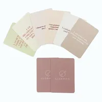 Cartes d'affirmation Impression personnalisée Oracle Paper Card Publicité Poker Style Fun Positive Card Game