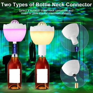 New <b>Wireless</b> Bottle Lamp, LED Bottle <b>Light</b> With Projection Function, Wine Bottle Lamp With 3 Color Temperature & RGB <b>Light</b> - Product Image 3