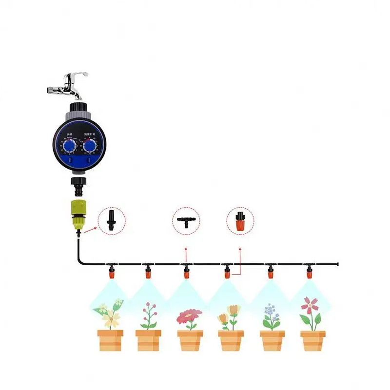 Электронный водопроводный кран, электронный таймер для водопроводного крана, блок управления для ирригации, цифровой таймер для полива, автоматический контроллер/