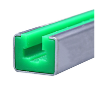 Rail de guidage en polyéthylène avec guide en T résistant à l'usure pour la transmission, pour ligne de production de convoyage alimentaire en nylon