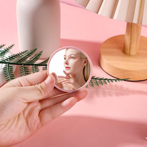 للبيع بالجملة مرآة صغيرة محمولة مستديرة من جانب واحد من البلاستيك من Zonyin ، علامة خاصة صغيرة بشعار مخصص - Product Image 4