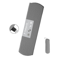 Matelas Gonflable Automatique Portable Confortable en PVC et Tissu Polyester Pêche pour le Camping, la Randonnée et l'Escalade – Gonflage Rapide