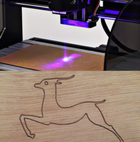 Kit de mini-routeur CNC 3 axes DIY, graveur laser, machine de découpe avec contrôle GRBL, moteur à broche unique, roulement, facile à utiliser
