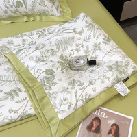 Parure de lit de luxe avec couette et draps pour lits King Size et Queen Size, motif géométrique, pour mariage
