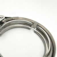 Collier de serrage de tuyau d'échappement automobile 1.75 '' / 2" / 2.5" / 4" / 5 "Kit de serrage à bande en V à dégagement rapide en acier inoxydable
