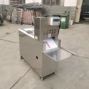 Cortadora de carne congelada automática de alta resistencia para restaurante profesional, cortadora de rollo de carne de cordero congelada