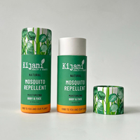 Tube en papier kraft blanc fait main, écologique, recyclé, imprimé en couleur personnalisée, vide, pour produits de beauté solides